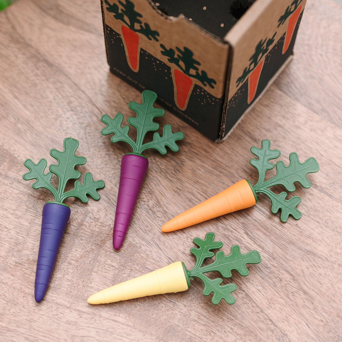 Carrot Caps - set of 4