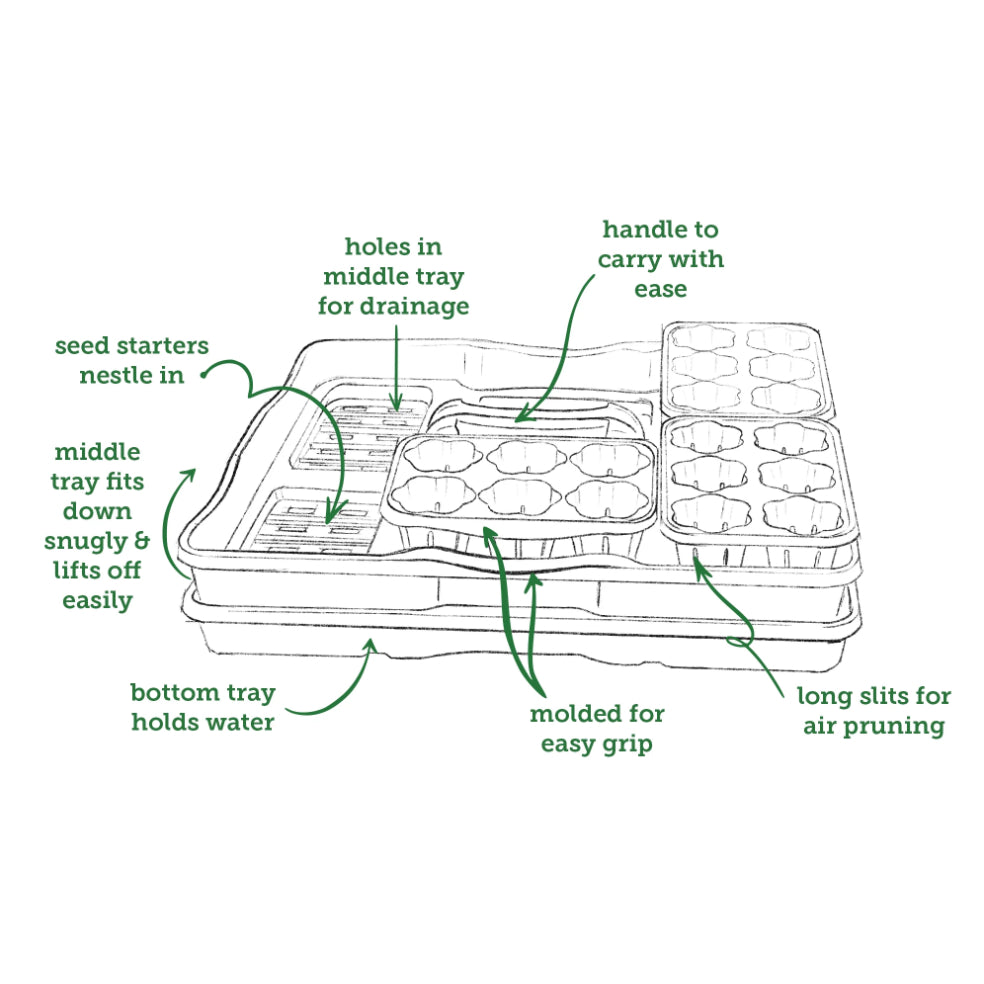 GreenStalk Seed Starter kit with Domes