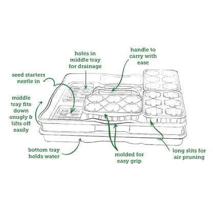 GreenStalk Seed Starter kit with Domes