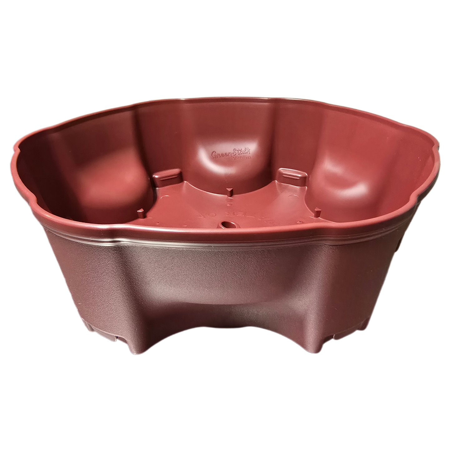 top water tray for greenstalk vertical planter color brick red