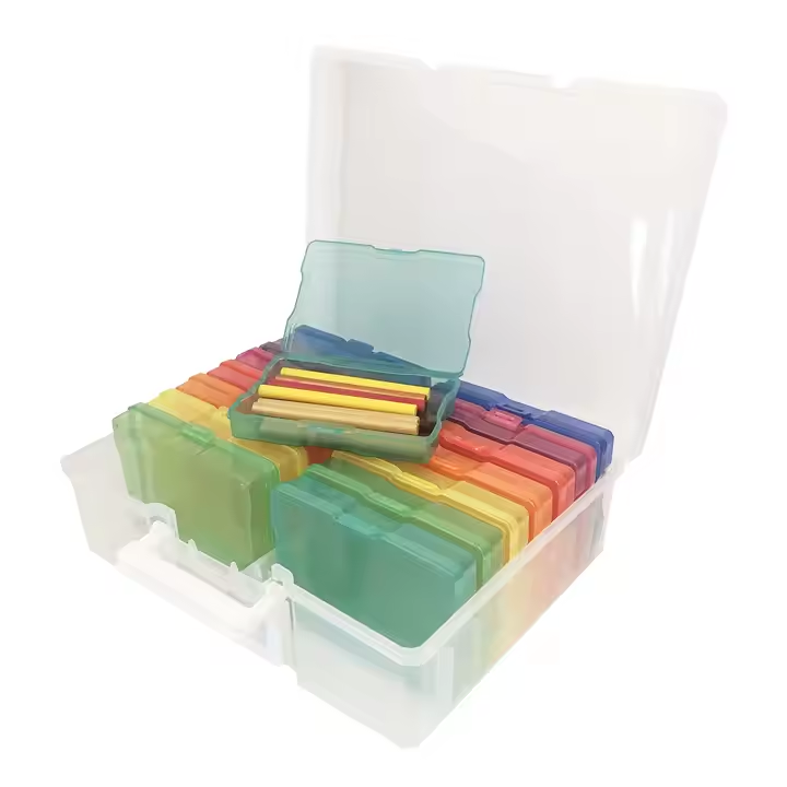 Large seed storage box with 16 sorting cases