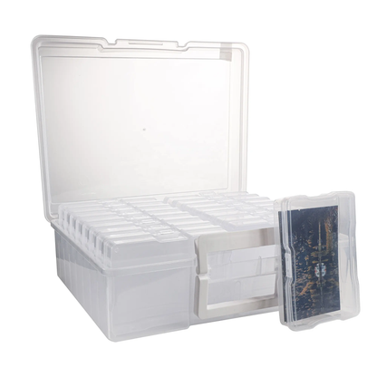 Large seed storage box with 16 sorting cases